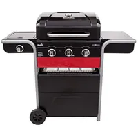 Char-Broil 140 721 Gas2Coal 330 Hybrid Grill - 3 - Brenner Gas mit Seitenbrenner,