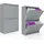 kaufexpress gmbh Bristol Mülleimer 15 l Grau