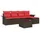 vidaXL Gartenlounge-Set 6-tlg. braun