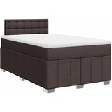 Maison Exclusive - Boxspringbett Mit Matratze Dunkelbraun 120x200