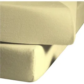 FLEURESSE Comfort 001117 Jersey 200 x 200 - 200 x 220 cm vanille