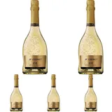 J.P. Chenet - Gold Collection 24 Carat, Sekt mit echten, feinen Goldflocken (1 x 0,75 L) (Packung mit 5)