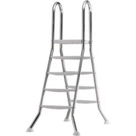 mediPool Poolleiter Edelstahl weiß 150 cm
