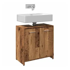 vidaXL Waschbeckenunterschrank Altholz-Optik 60x33x60 cm Holzwerkstoff