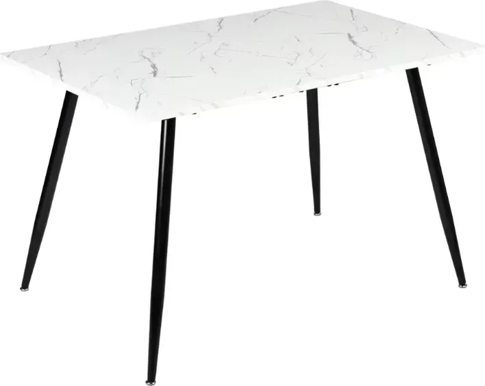 Urban Meuble ESSTISCH 120/80/75 cm Rechteckige weiße