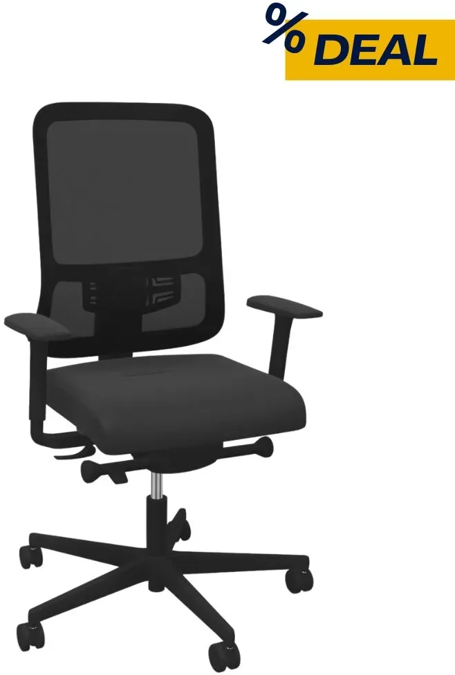 Nowy Styl Utila Mesh Pro Bürodrehstuhl Schwarz Sofort Lieferbar