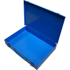 ADB Kleinteilemagazin Metall 33x23x5 cm blau