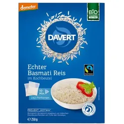 Davert Basmati Reis im Kochbeutel bio