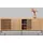 WoodMan Ende 188 x 75 x 45 cm Braun / Beige