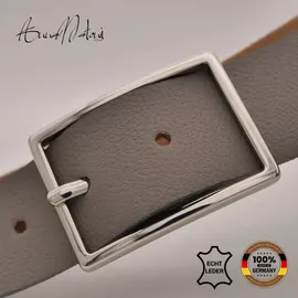 AnnaMatoni Damengürtel Leder grau 130