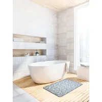 GRUND Badematte Silber 50 x 80 cm