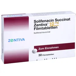 SOLIFENACIN SUCCINAT Zentiva 10 mg Filmtabletten 30 St
