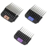 Samsebaer Edition: 3 x Metall/Edelstahl Aufsteckkammset für Oster Schermaschine Golden A5, A6 Comfort, Pro3000i. 64771