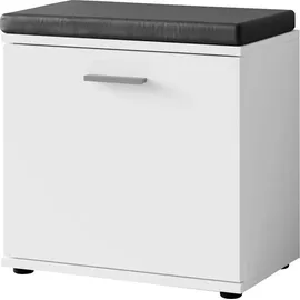 byLIVING Sitzbank Jakob schwarz/weiß 48,5 x 49 x 30 cm