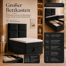 Best For Home Trinity K2 70 x 200 cm Schwarz