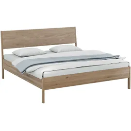 Home Affaire Bettgestell Nord Eichefurnier 185 x 205 cm Beige