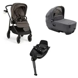 Nuna Kinderwagen SwivTM next Thunder inklusive CARITM next Granite & BASETM next