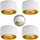 SSC-LUXon OLINO 4x LED Deckenspot rund Aluminium gold/silber