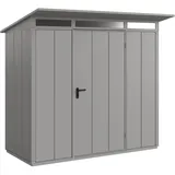 EcoStar Gerätehaus Elegant-P Typ 1 graualuminium 247,9 x 153 x 228,6 cm
