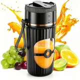 Tragbarer Mixer, Smoothie-maker, 400 Ml Mini-mixer Mit 10 Edelstahlklingen Und Usb-ladefunktion, Ideal Für Milchshakes, Säfte, Smoothies, Fitnessstudio, Büro Und Camping