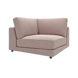 jette home Element Ecke in Cord Sila ¦ rosa/pink ¦ Maße (cm): B: 120 H: 85 T: 125.0