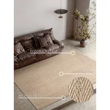 Villeroy & Boch 1851 Jute, Teppich Mirabelle Natur elfenbein), - Weiß