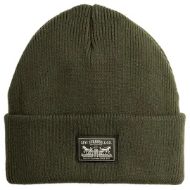 Levi's Backpatch Beanie Strickmützen für Herren, Color Duffle Bag, One Size - Einheitsgröße