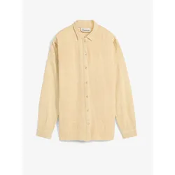 bonprix Weite Bluse in Used Optik, beige, 50, Musselin