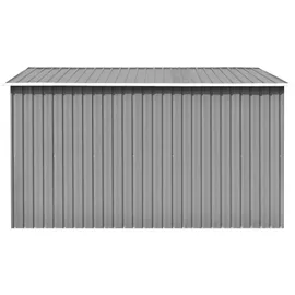 vidaXL Geräteschuppen 2,57 x 2,98 m grau