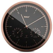 MEBUS 19778 Funkwanduhr mit Thermo-Hygrometer