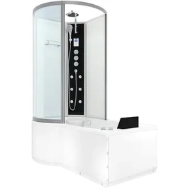 AcquaVapore Whirlpool Wanne Duschtempel Dusche Duschkabine K50-r03-wp-ec 100x170 cm mit 2k Scheiben Versiegelung