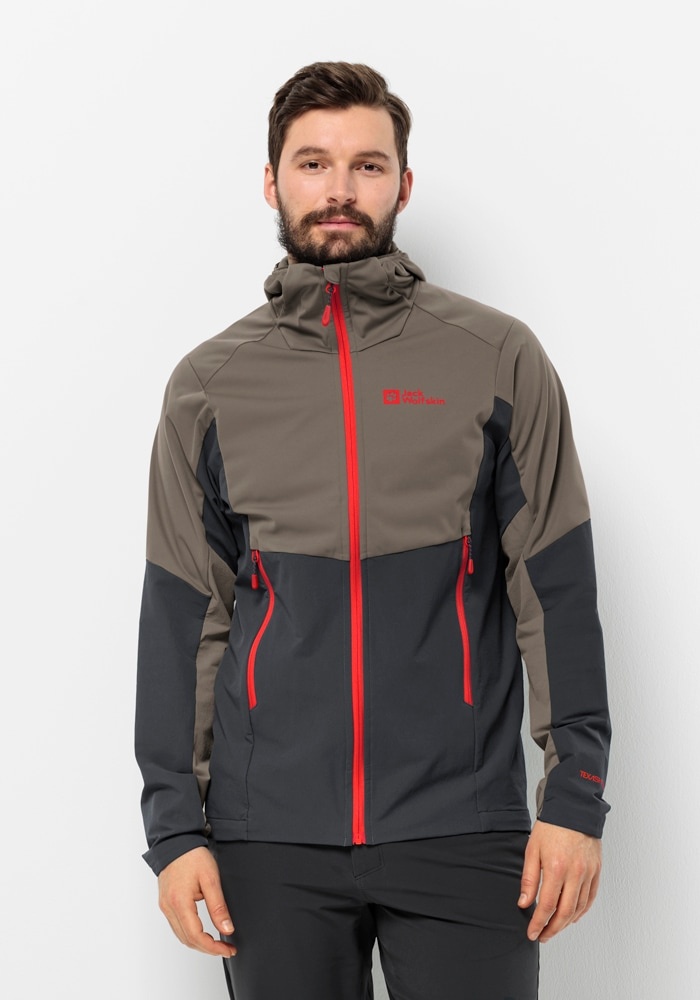 Jack Wolfskin Outdoorjacke »BRISSTAL HOODY M«, mit Kapuze Jack Wolfskin phantom XXXL (60)