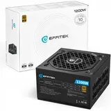 Effitek Netzteil 1200W Gold ATX 3.1 PCI 5.1 Modularer Kabel