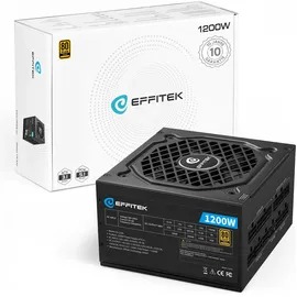Effitek Netzteil 1200W Gold ATX 3.1 PCI 5.1 Modularer Kabel