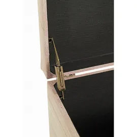 Haku-Möbel Truhenbank Motiv Beige 58 x 42 x 39 cm