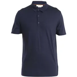 Icebreaker Merino 150 Tech Lite Iii Kurzarm-poloshirt - Midnight Navy - L