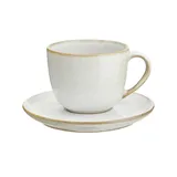 Asa Selection Cappuccinotasse Saisons 2tlg. Steinzeug Beige Sand