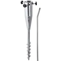 Schneider Bodenhülse Stahl 50 cm Silber