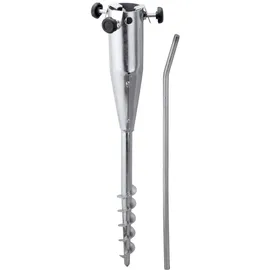 Schneider Bodenhülse Stahl 50 cm Silber