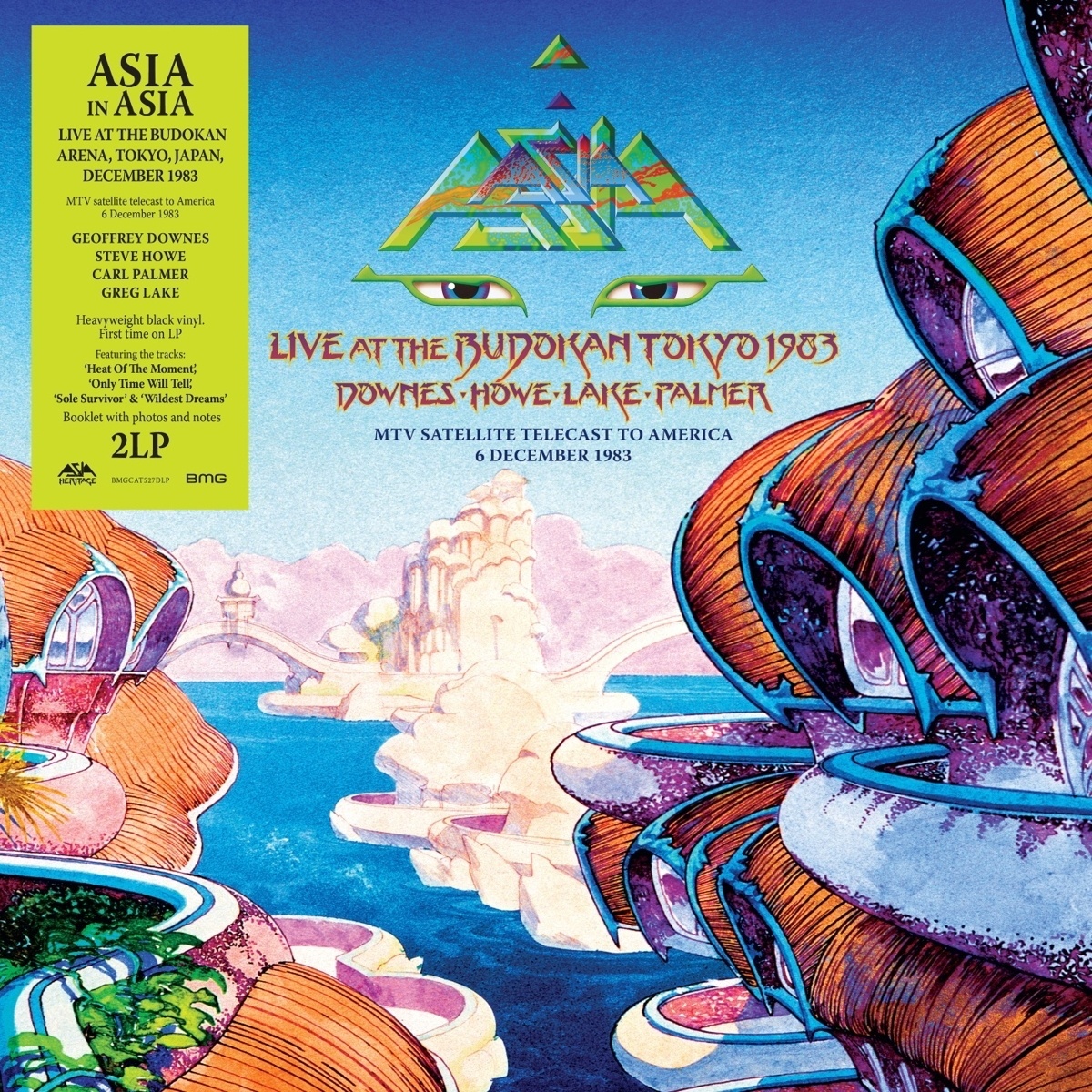 Asia In Asia - Live At The Budokan Tokyo 1983 (2 LPs) (Vinyl) - Asia. (LP)
