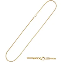 Goldkette JOBO "Schlangenkette 1,9 mm" Gr. 42, gelbgold 585, Halsketten, Damen, 42cm, Gelbgold 585, Goldkette, 14 Karat 585 Gold