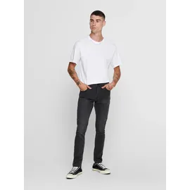 Only & Sons T-Shirt 'Matt' & Schwarz,Weiß - M