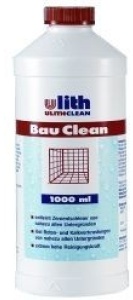 Ulithclean BauClean Reiniger, Entfernt Zementschleier von nahezu allen Untergründen, 1000 ml - Flasche