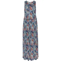 s.Oliver Maxikleid Blau/Mehrfarbig 36