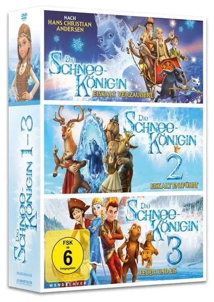 Preisvergleich Produktbild Die Schneekönigin 1-3 Box [3 DVDs]