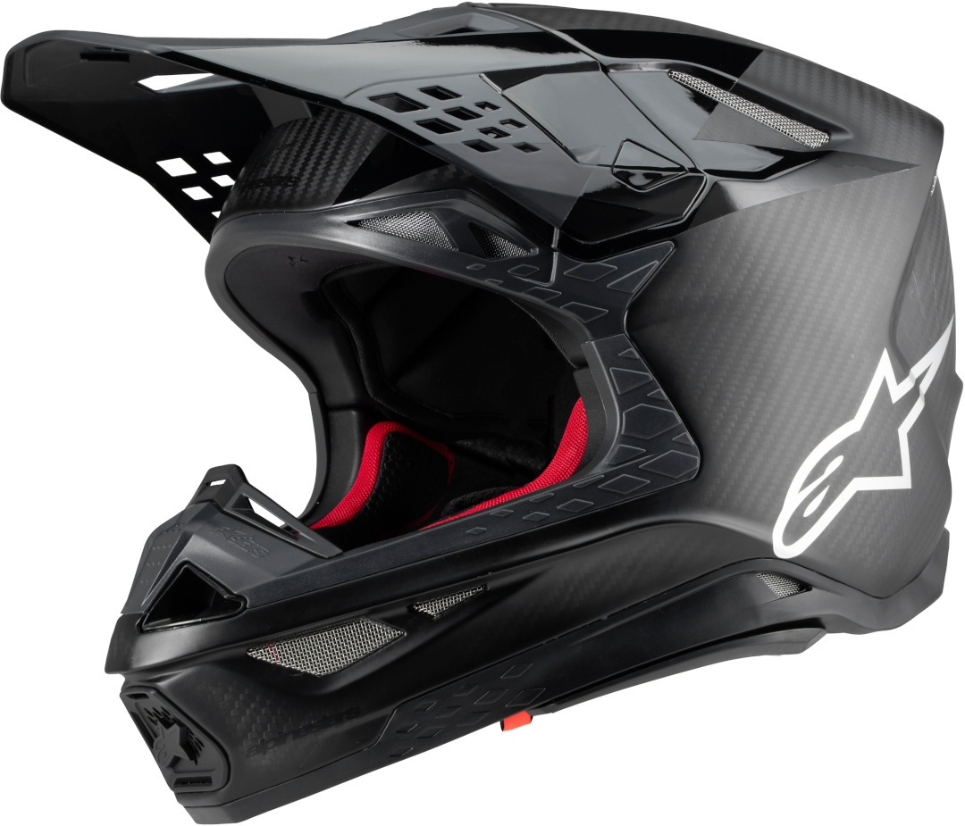 Alpinestars Supertech S-M10 Fame 2024 Motorcross helm, zwart, XS