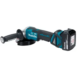 Makita DGA518RTJU inkl. 2 x 5,0 Ah + Makpac Gr. 3