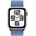 Apple Watch SE 2023 GPS + Cellular 44 mm Aluminiumgehäuse silber, Sport Loop winterblau