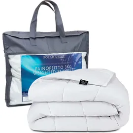 Polar Night Gewichtsdecke 5-13kg, 150x200cm, Baumwolle - 7 kg