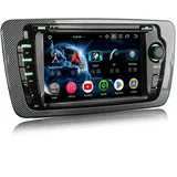 Erisin 7 Zoll 8-Kern 4GB RAM+64GB ROM Android 13 Autoradio Bluetooth GPS Navigation für SEAT Ibiza, Autoradio 2Din Unterstützt Wireless CarPlay Android Auto WiFi DSP DAB+ USB FM RDS OBD2 Canbus